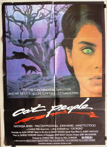 Cat People (Natassia Kinski) 39x27" Original Lebanese Movie Poster 80s
