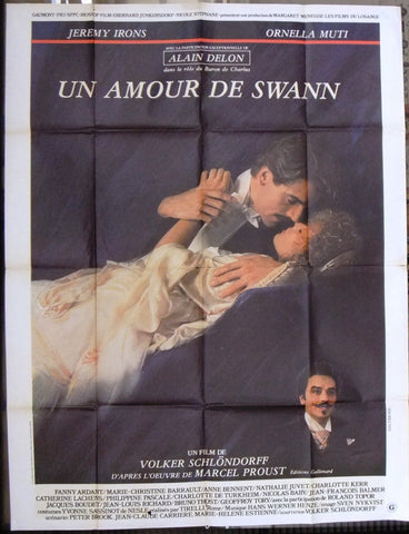 Un amour de Swann (Jeremy Irons) 63x47" French Movie Poster 80s