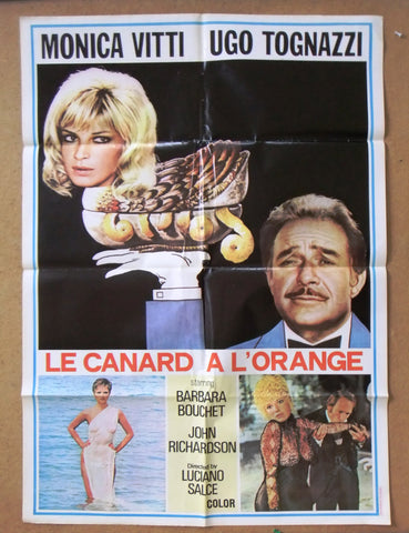 Le Canard à l'orange 39x27" Original Lebanese Movie Poster 70s