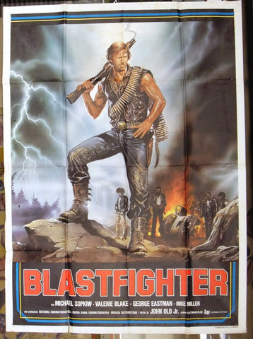 Blastfighter (Michael Sopkiw) 2F Italian Original Movie Poster 80s