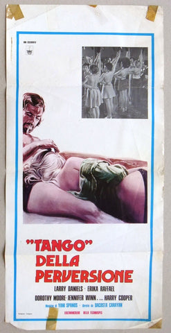 Tango della perversione Italian Film Locandina Poster 70s