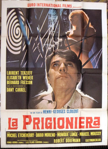 La prigioniera (Laurent Terzieff) 2F Movie Italian Poster 60s
