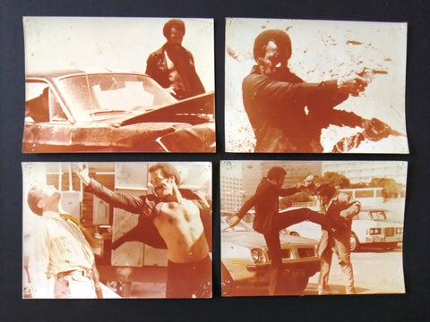 {Set of 8} Death Journey (Fred Williamson) 7x10" Movie Color Photos 70s