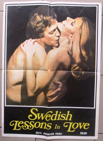 Swedish Lessons In Love {Irene Kent} Lebanese Original Movie Poster 60s