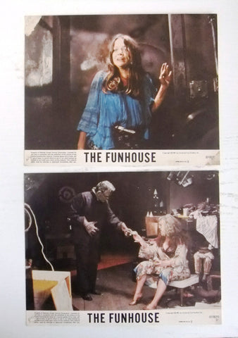 {Set of 3} The Fun House (WILLIAM FINLEY) 10X8" Org. Movie LOBBY CARD 80s