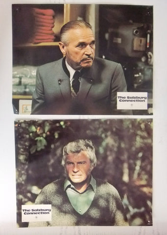 {Set of 11} The Salzburg Connection {BARRY NEWMAN} 9x11" German Lobby Cards 70s