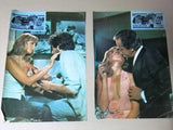 {Set of 11} Cazar un Gato Negro {SUE VANNER} 10X13" Spanish LOBBY CARD 70s