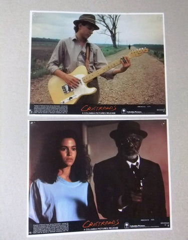 {Set of 8} Crossroads (Ralph Macchio) 10X8" Org. Movie LOBBY CARD 80s