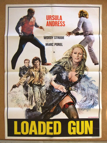 Loaded Guns ( Ursula Andress) 27x39" Original Lebanese Movie Poster 70s