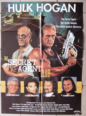 The Secret Agent Club "Hulk Hogan" Original Lebanese Movie Poster 90s