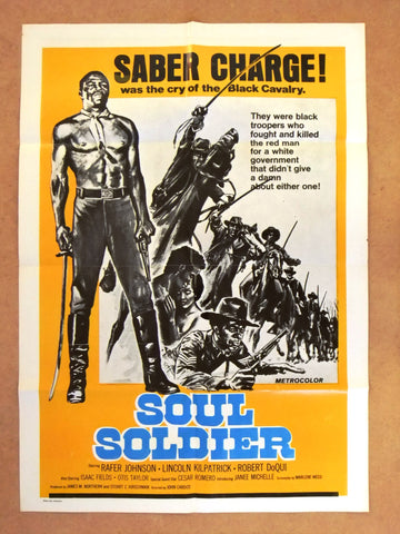 Soul Soldier {Robert DoQui} Int. Movie Original Poster 70s