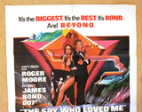 The Spy Who Loved Me (Roger Moore) 41"x27" Original Movie US Poster 70s