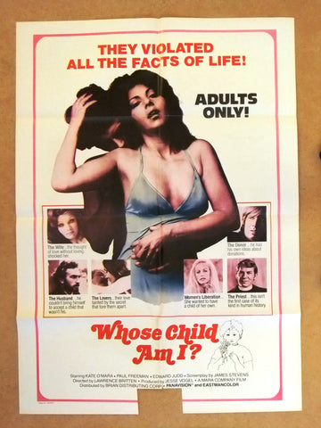 Whose Child Am I? {Kate O'Mara} Int. Movie Poster 70s