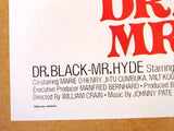 Dr. Black Mr. Hyde {Bernie Casey) Int. Original Movie Poster 70s