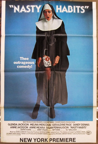 Nasty Habits (Jerry Stiller) 41"x27" Original Movie US Poster 70s