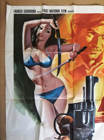 Singapore: violenza e sesso Italian Movie Poster Manifesto (2F) 70s