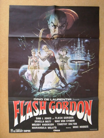 Flash Gordon (Sam Jones) Lebanese Original Film Poster 80s