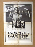 Exorcism's Daughter (Analía Gadé) 41"x27" Original Movie US Poster 70s
