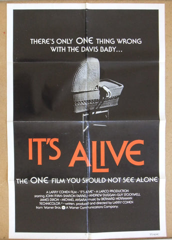 It's Alive {LARRY COHEN} 27x41 Original Movie Poster 70s