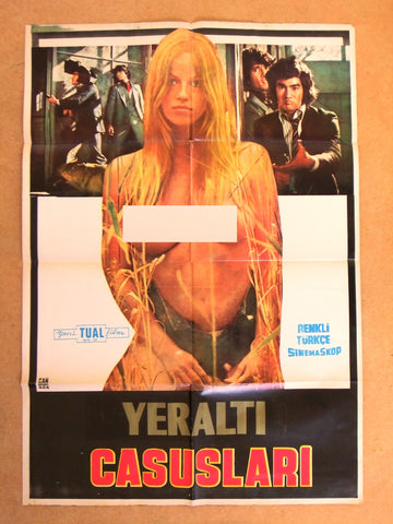 Yeralti Casuslari Original Turkish Original Movie Poster 70s?