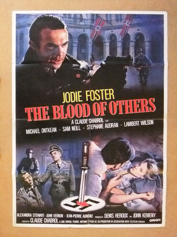 The Blood of Others (Michael Ontkean) Lebanese 39x27" Original Film Poster 80s