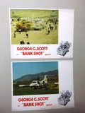 (Set of 8) Bank Shot (George Scott) 11x14 Org. U.S Lobby Cards 70s