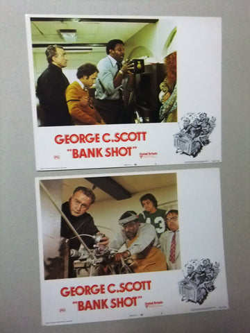(Set of 8) Bank Shot (George Scott) 11x14 Org. U.S Lobby Cards 70s