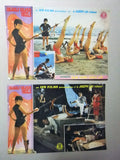 (Set of 6) Deadly Silver Angels (Hui-Shan Yang) Rare Kung Fu Org Lobby Card 80s