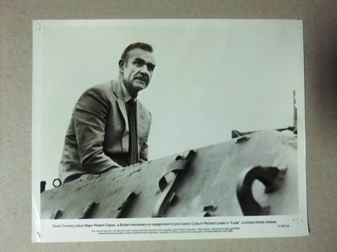 (Set of 4) Cuba Sean Connery Original Movie Stills Photos 70s