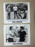 (SET OF 8) MCVICAR {MEL Ferrer} 10X8" Int. Original LOBBY CARD 80s
