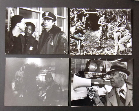 {Set of 22} Cannibal Apocalypse {John Saxon} 7x9" Movie B&W Stills Photos 70s