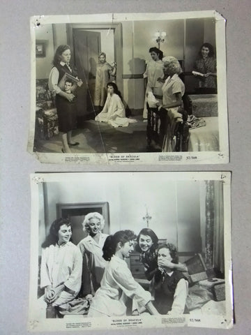 (Set of 9) BLOOD OF DRACULA Movie Orig Photos 1957