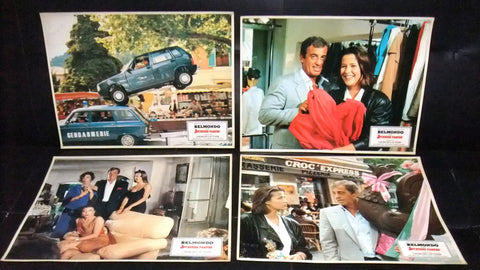 {Set of 17} Joyeuses Paques {Belmondo} French 11X14" Original LOBBY CARD 80s