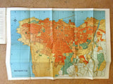 ‬Beyrouth, Beirut Travel Guide, Lebanon French Lebanese Map Book 1950s?