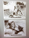(Set of 8) The Mercenaries {Yvette Mimieux} 14x11" Original Lobby Cards 60s