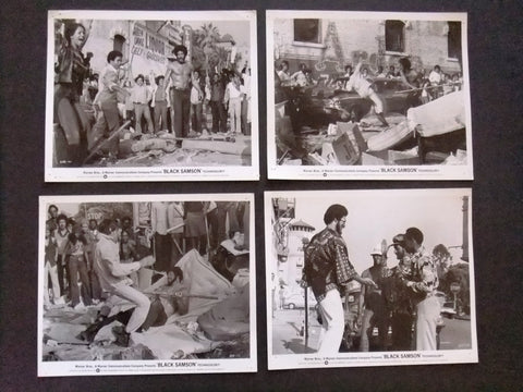 {Set of 5} Black Samson (Rockne Tarkington) 8x10" Movie B&W Photos 70s