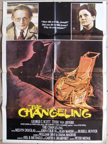 Changeling (GEORGE C SCOTT) Original 39x27" Lebanese Movie Poster 80s