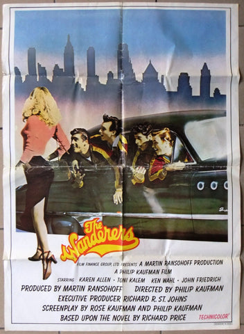 Wanderers Philip Kaufman 39"x27" Original Lebanese Movie Poster 70s