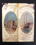 Navigazione Generale Italiana Passengers Information HandBook Old BROCHURE 1902
