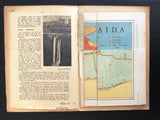 ‬Saida, Sidon صيدا Lebanese Guide French Book + Antique Colour Tourist Map 1900s