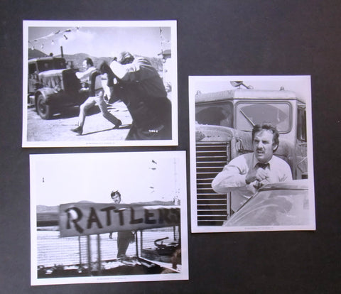 {Set of 15} Duel of Death {Dennis Weaver} 8x10" Movie B&W Stills Photos 70s