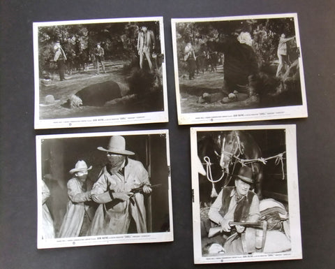 {Set of 12} Cahill {John Wayne} 8x10" Movie B&W Stills Photos 70s