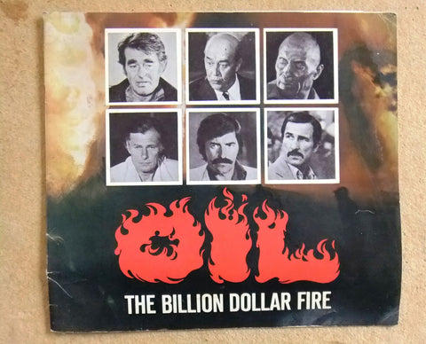 OIL THE BILLION DOLLAR FIRE {Whitman} ORG Italian Movie Program 70s