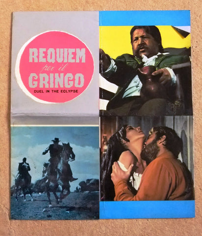 Requiem per il Gringo {Lang Jeffries) Original Movie Program 60s
