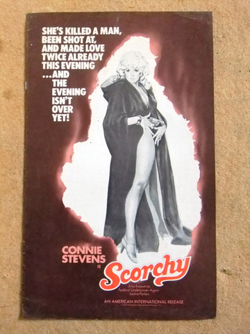 Scorchy (Connie Stevens) Original Movie Pressbooks 70s