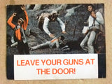 Leave Your Guns at the Door (Mark Damon) ORG Movie Program 70s