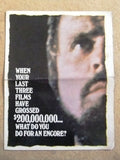 THE MASTER GUNFIGHTER {TOM LAUGHLIN} Original Movie Ads Flyer/Poster 70s