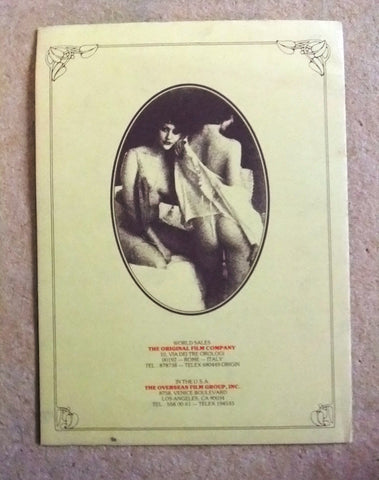 The House of Orchids (Ibis Gardner) Original Movie Ads Flyer/Poster 80s