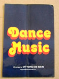 Dance Music (Patrizia Pellegrino) Original Movie Ads Flyer/Poster 80s