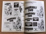 Warriors Two (Zan xian sheng yu zhao qian hua) Original Movie Pressbooks 70s